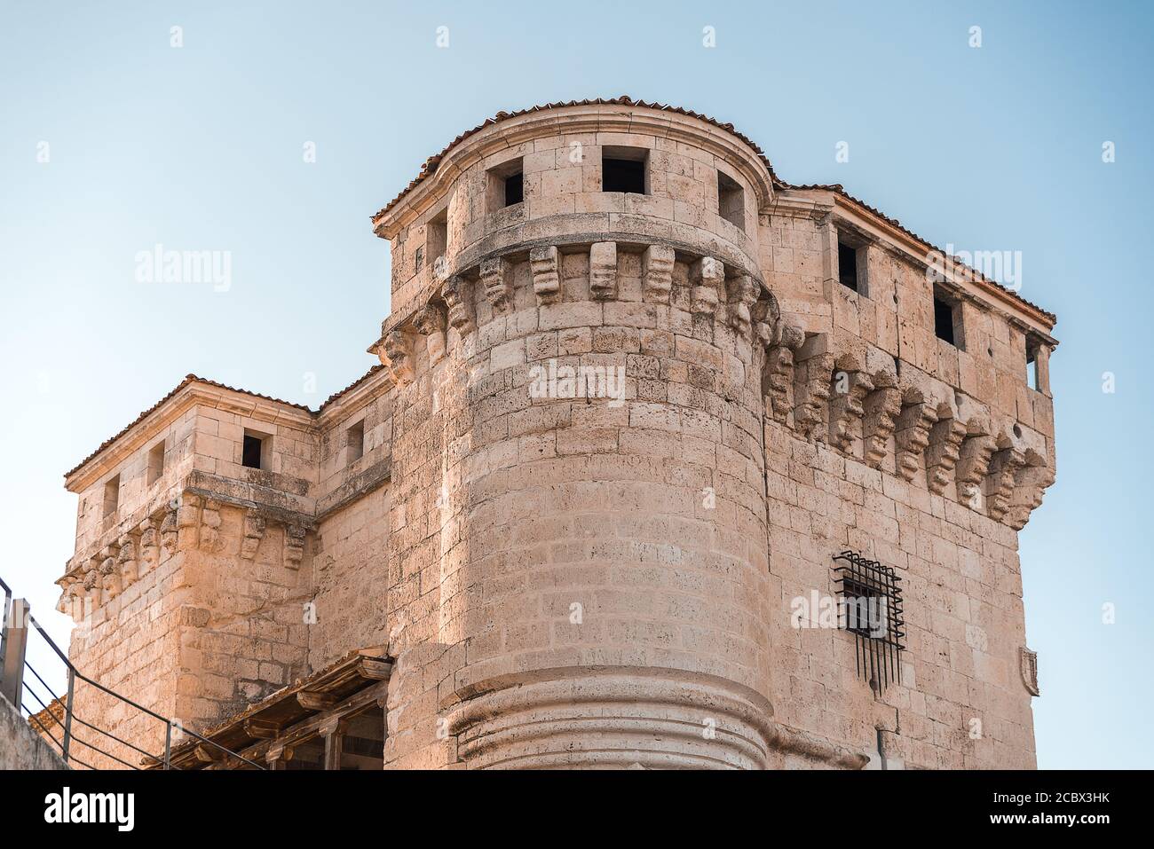 cuellar Schloss in segovia spanien Stockfoto