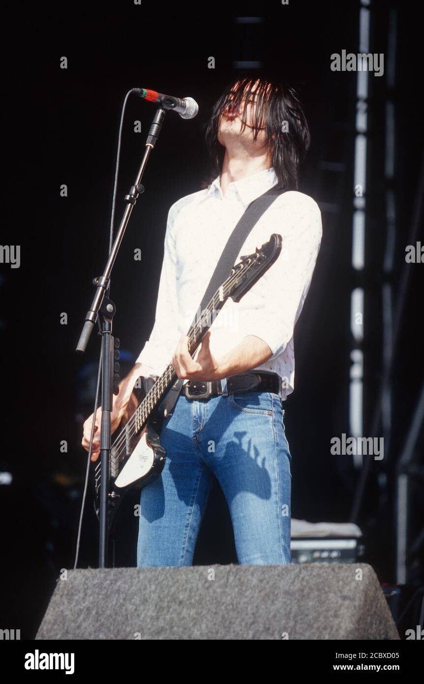 The Datsuns beim Reading Festival 2003, Reading, England, Großbritannien. Stockfoto