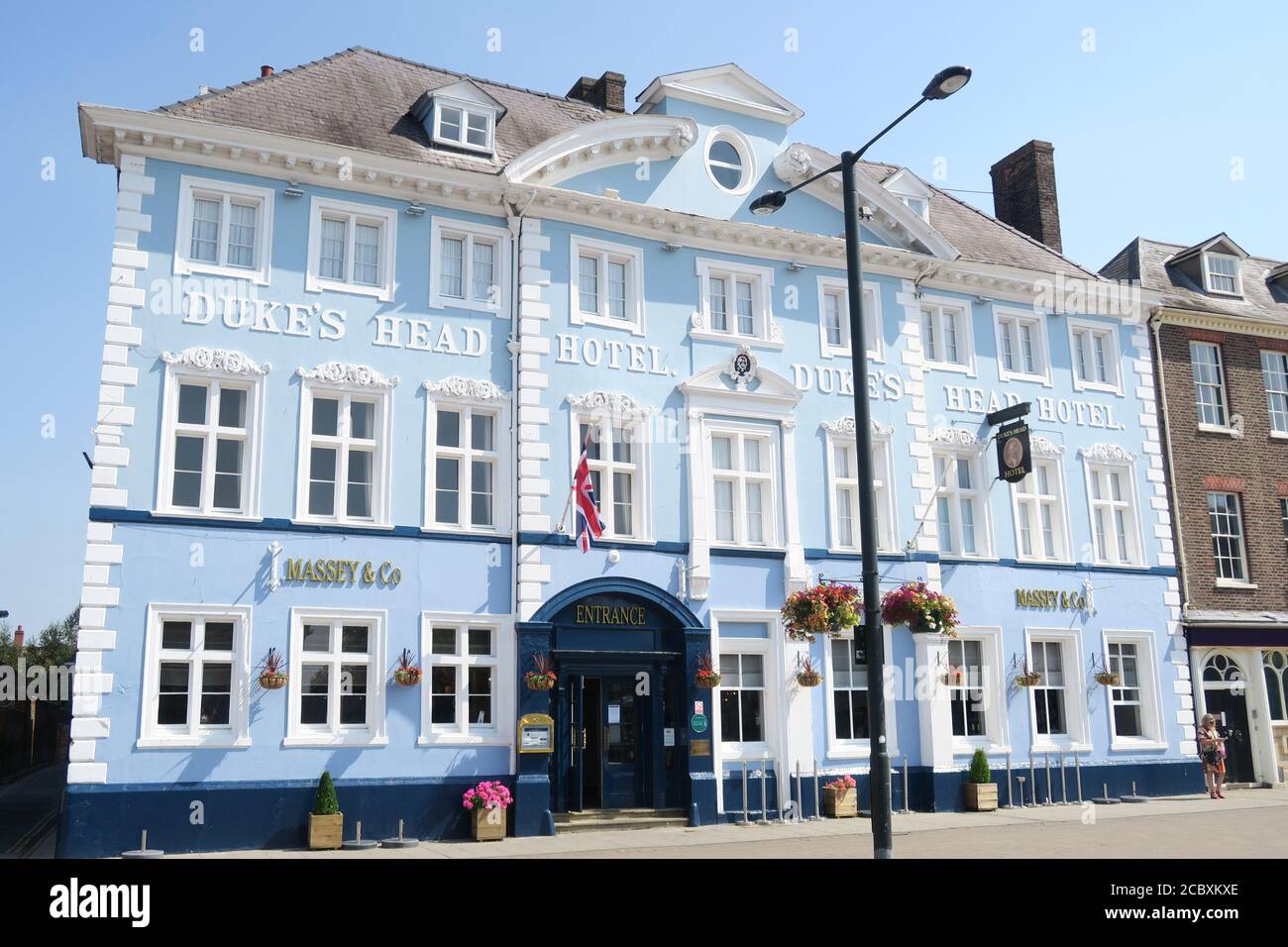 Das Dukes Head Hotel in King's Lynn. Stockfoto