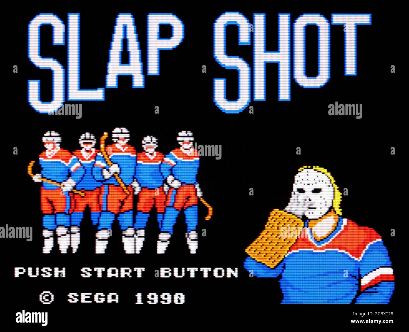 Slap Shot - Sega Master System - SMS - Editorial Nur verwenden Stockfoto