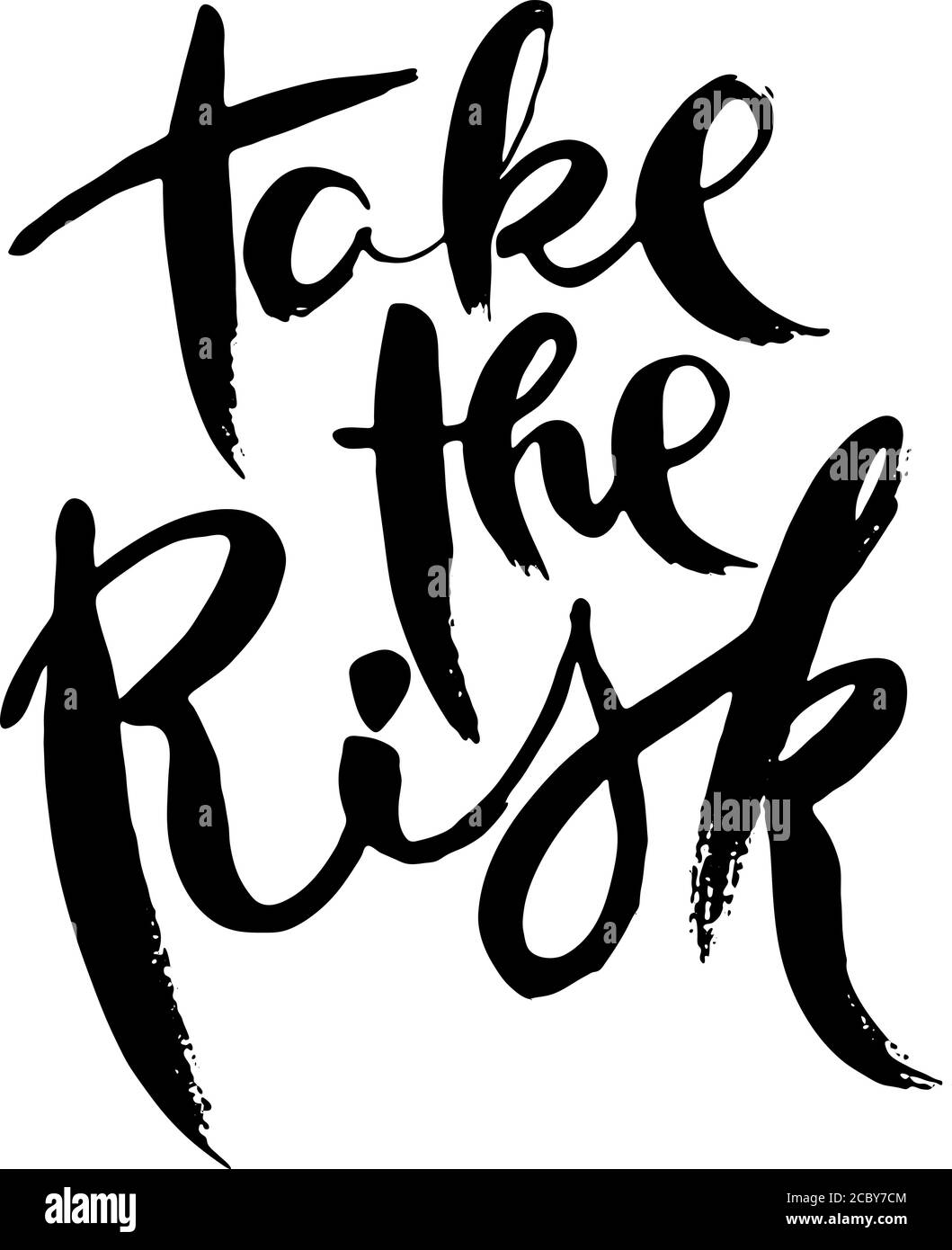 Gehen Sie Das Risiko Ein. Hand drwan Grunge Schriftzug isoliert Kunstwerk. Stempel für T-Shirt Grafiken, Print, Poster, Banner, Flyer, Tags, Postkarte. Vektorbild Stock Vektor