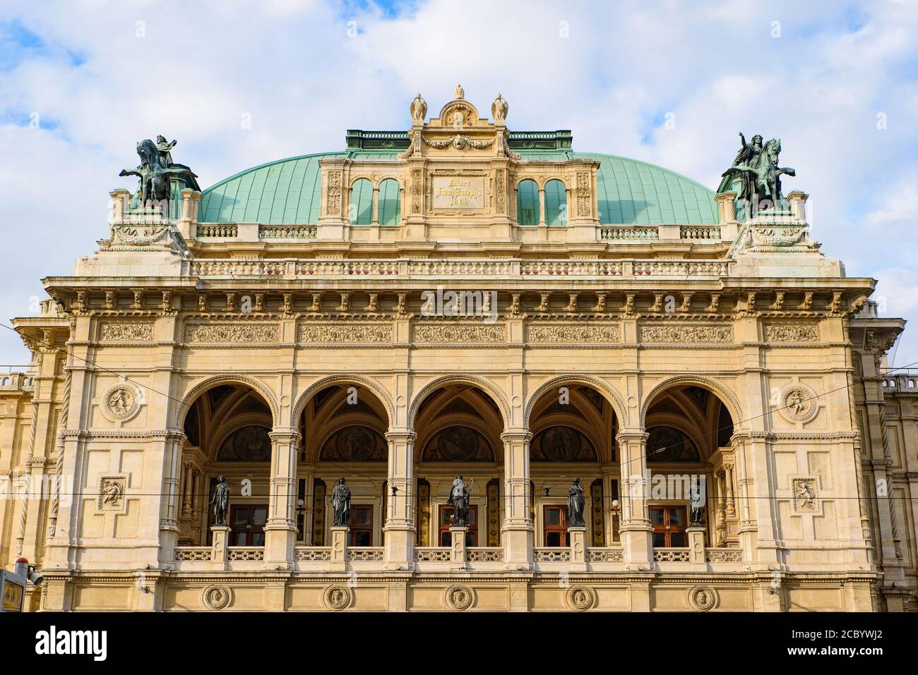 Wiener Staatsoper, ein Opernhaus in Wien, Österreich Stockfoto