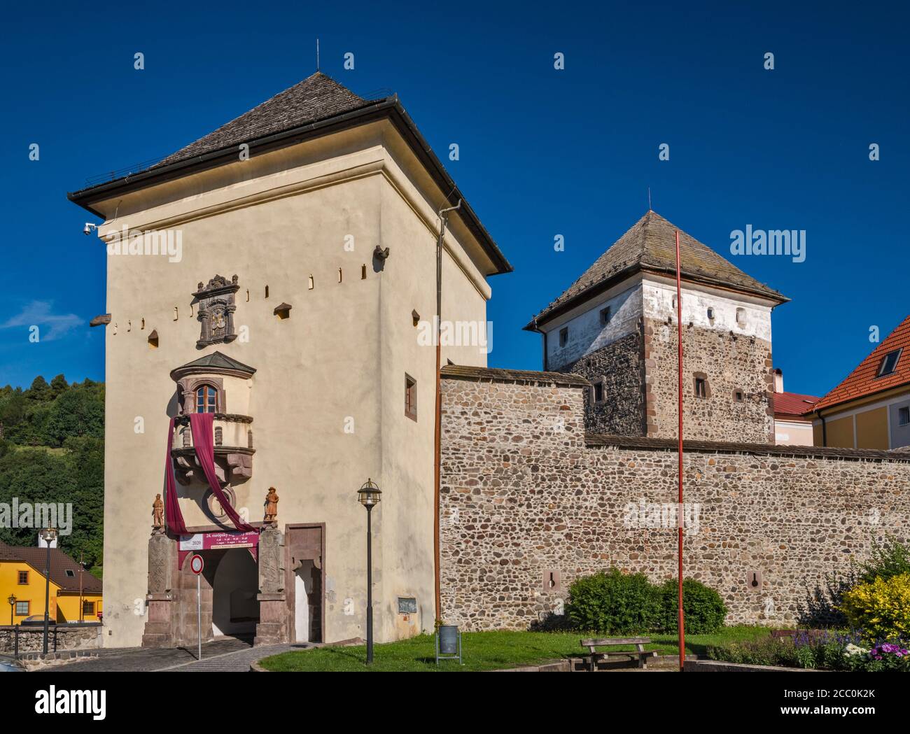 Barbican in Kremnica, Region Banska Bystrica, Slowakei Stockfoto