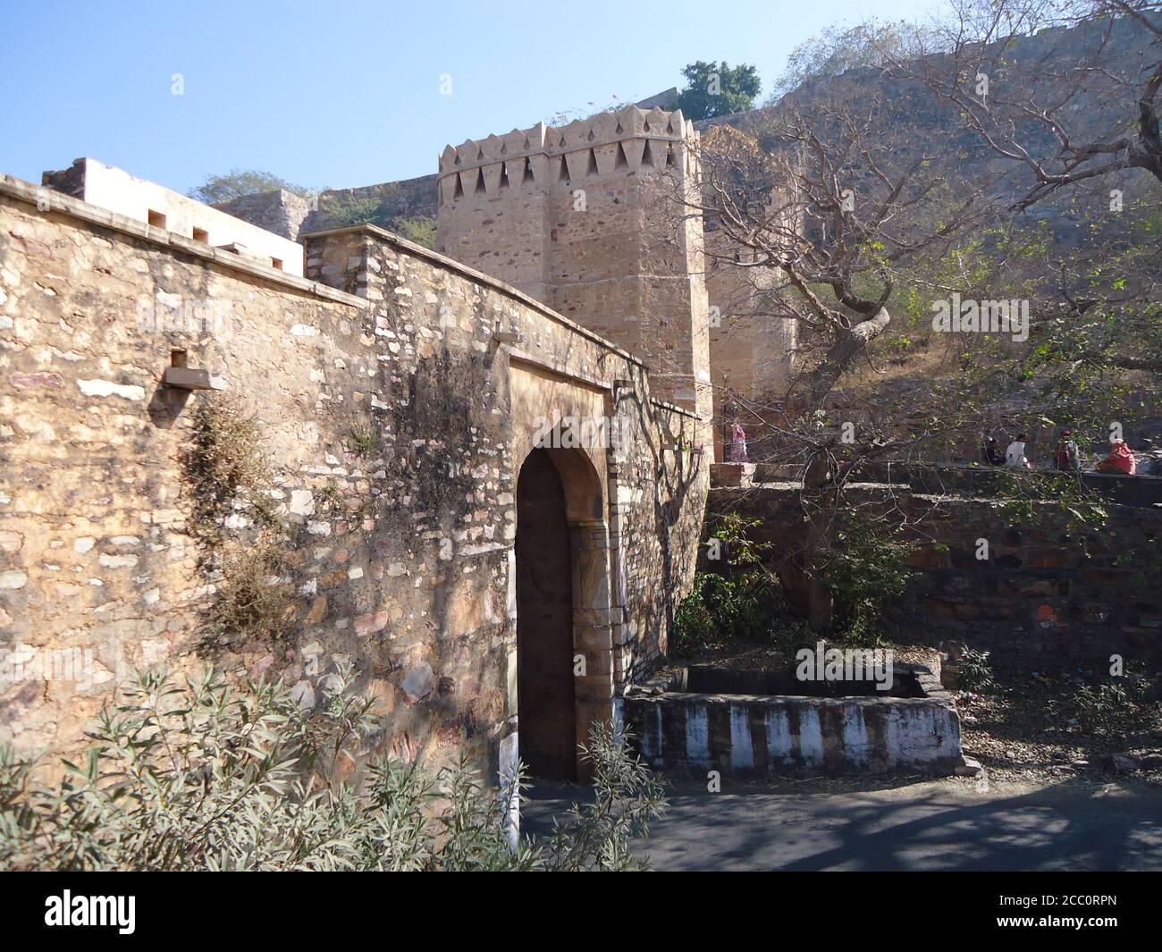 Padan Pol ist das erste Tor der Festung und Sein Name ist von der Rajasthani Wort Patwi, die abgeleitet Bedeutet älteste oder erste Stockfoto