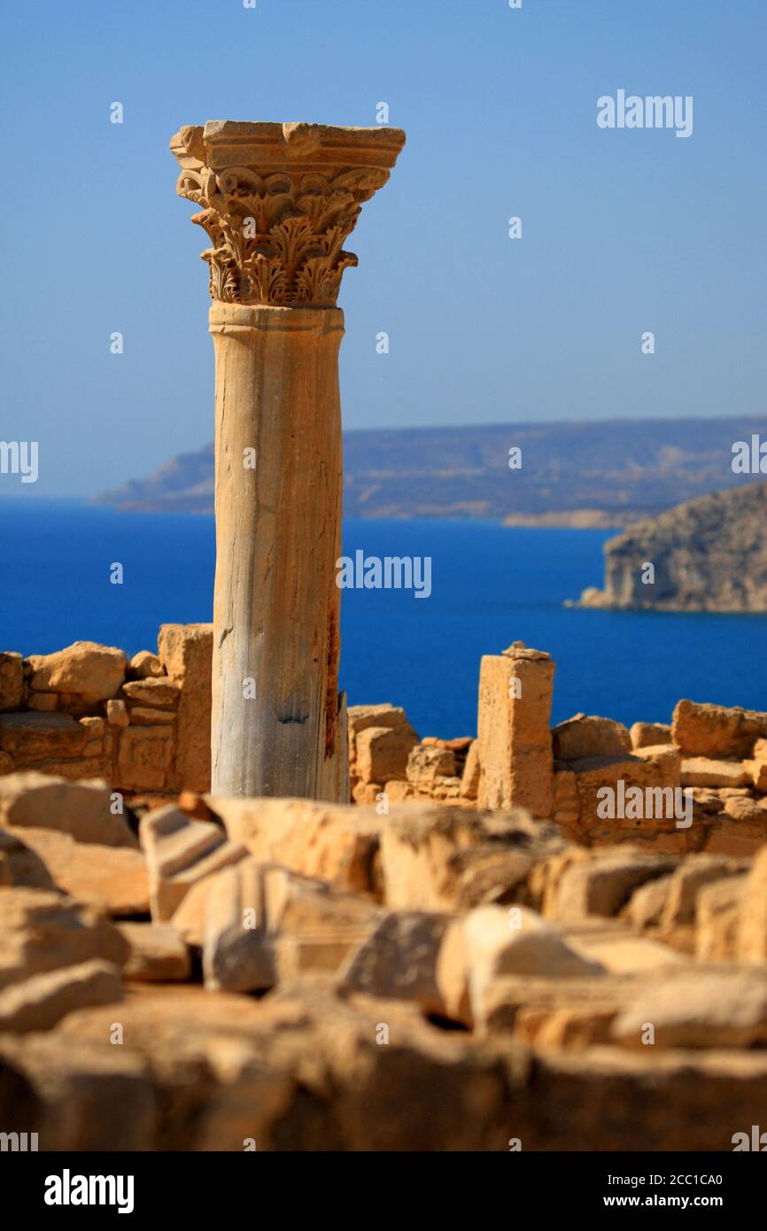 Zypern, Kourion archaelogische Website Stockfoto