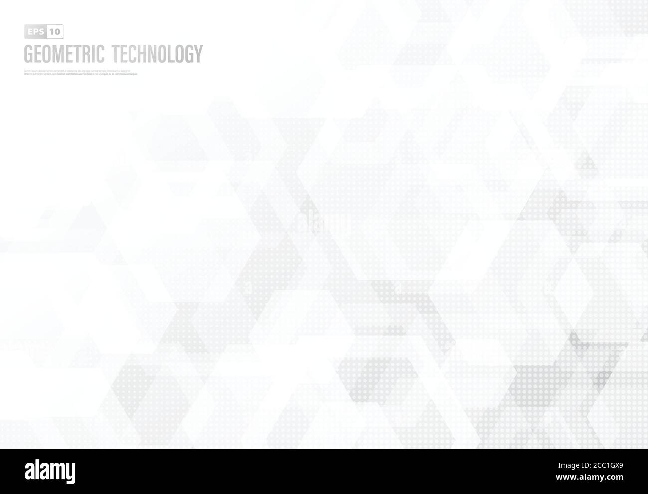Abstract sechseckigen Patter Design der Technologie Kunstwerk Hintergrund. Verwenden Sie für Anzeige, Poster, Kunstwerk, Template-Design, Druck. Illustration Vektor eps10 Stock Vektor