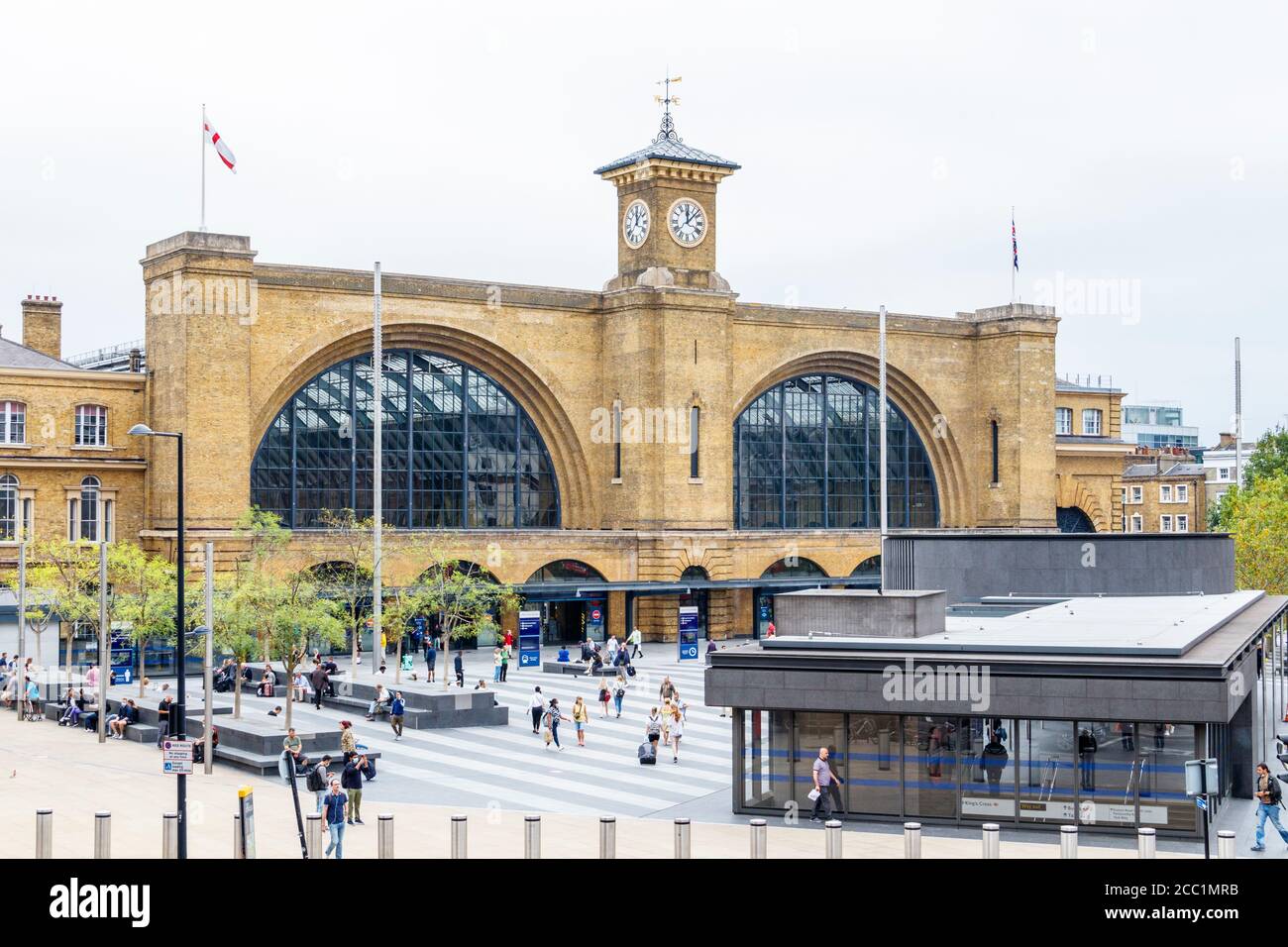 King's Cross Bahnhof, Endstation der East Coast Main Line, London, Großbritannien Stockfoto