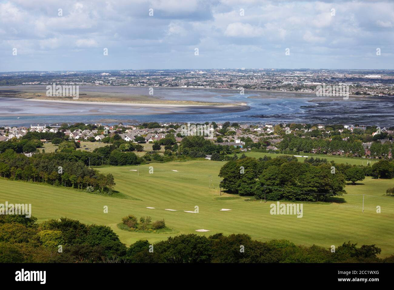 Irland, Leinster, County Fingal, Ansicht der Halbinsel Howth mit Sutton Stockfoto