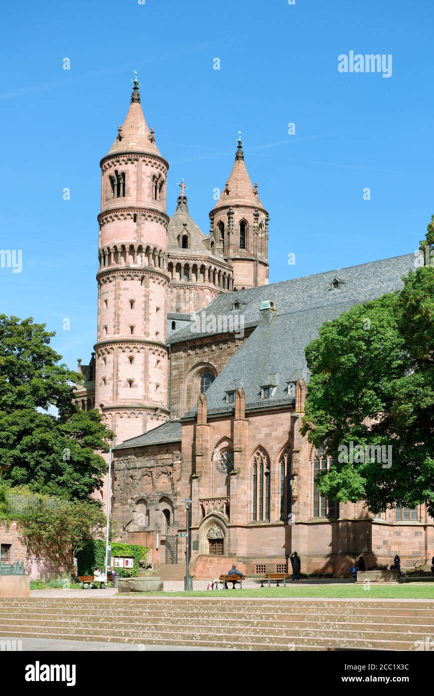 Deutschland, Rheinland-Pfalz, Worms, Dom St. Peter Stockfoto