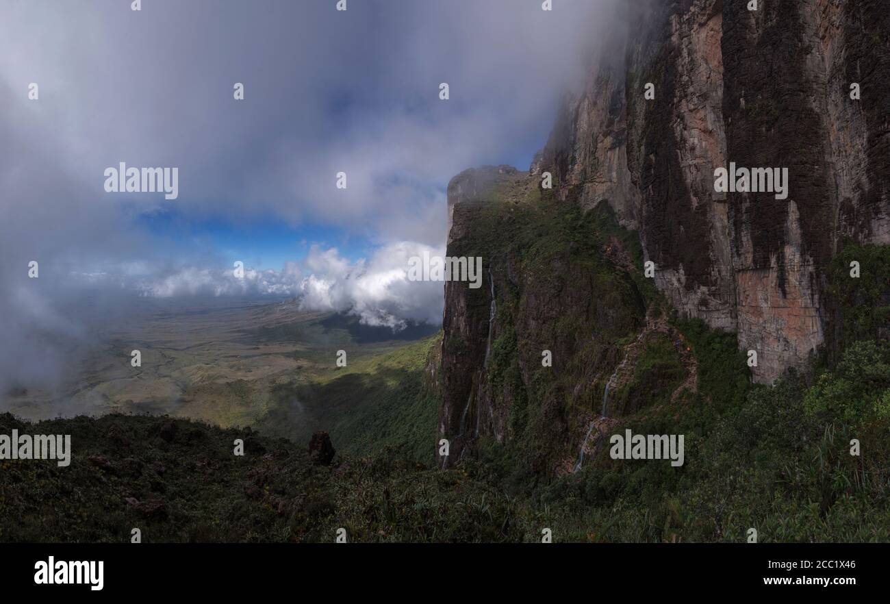 Venezuela, Blick auf den Berg Roraima Stockfoto