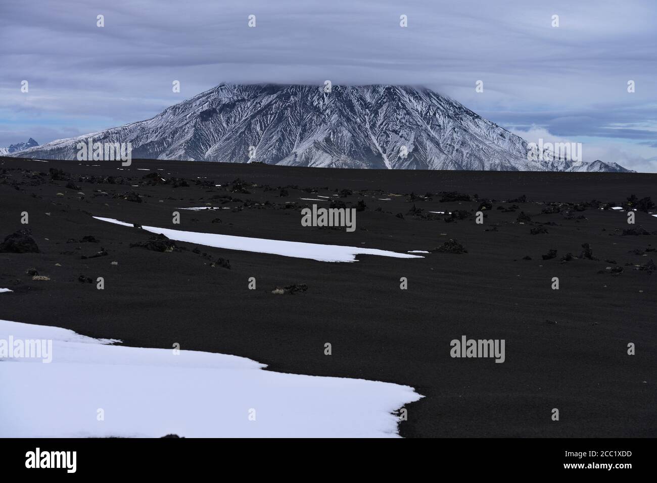 Russland, Blick auf den Vulkan Udine Stockfoto