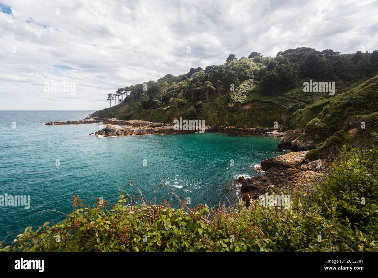Guernsey, Ansicht von Bec du Nez Stockfoto