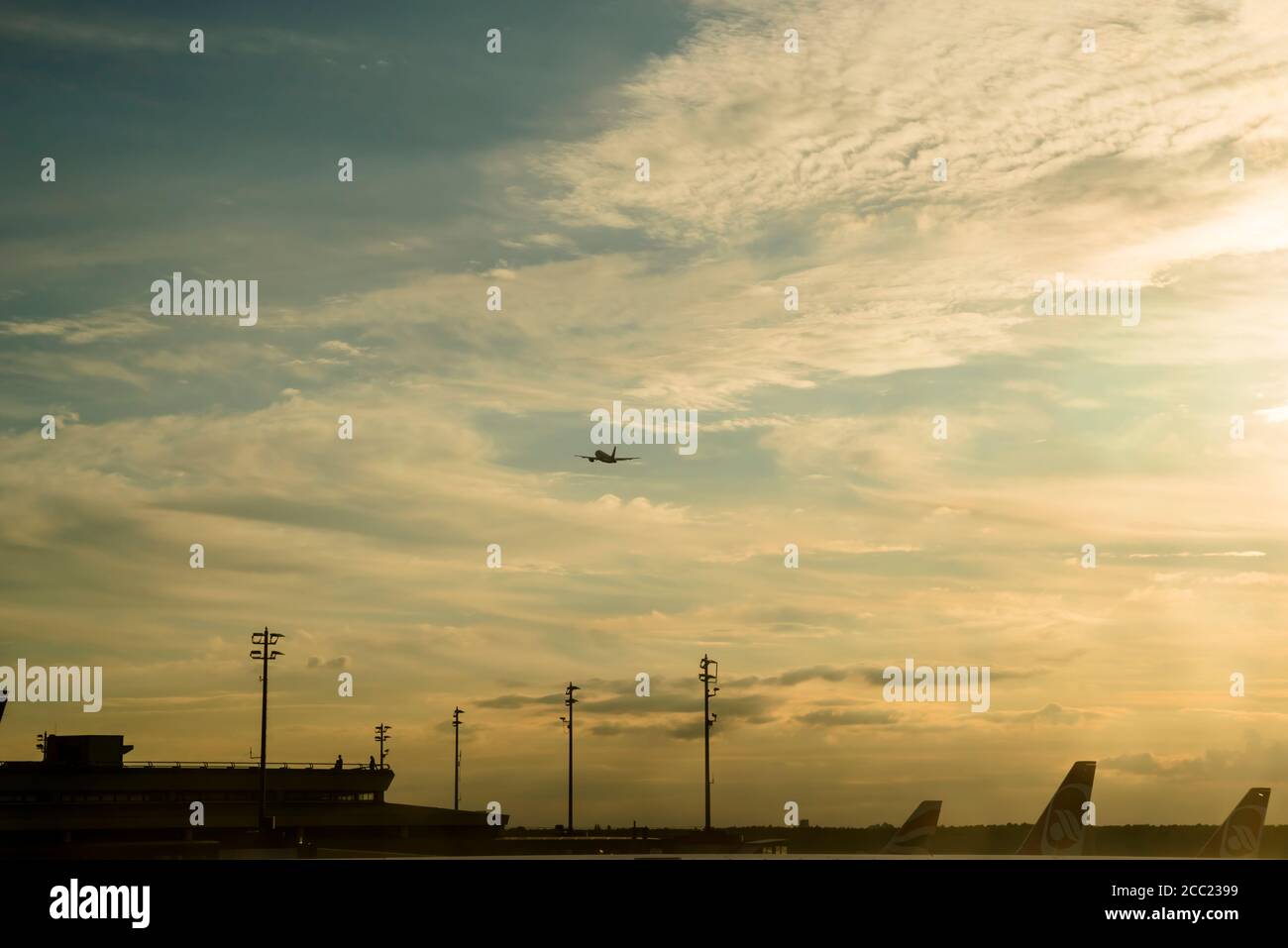 Deutschland, Berlin, Ansicht des Flughafens Berlin-Tegel Stockfoto