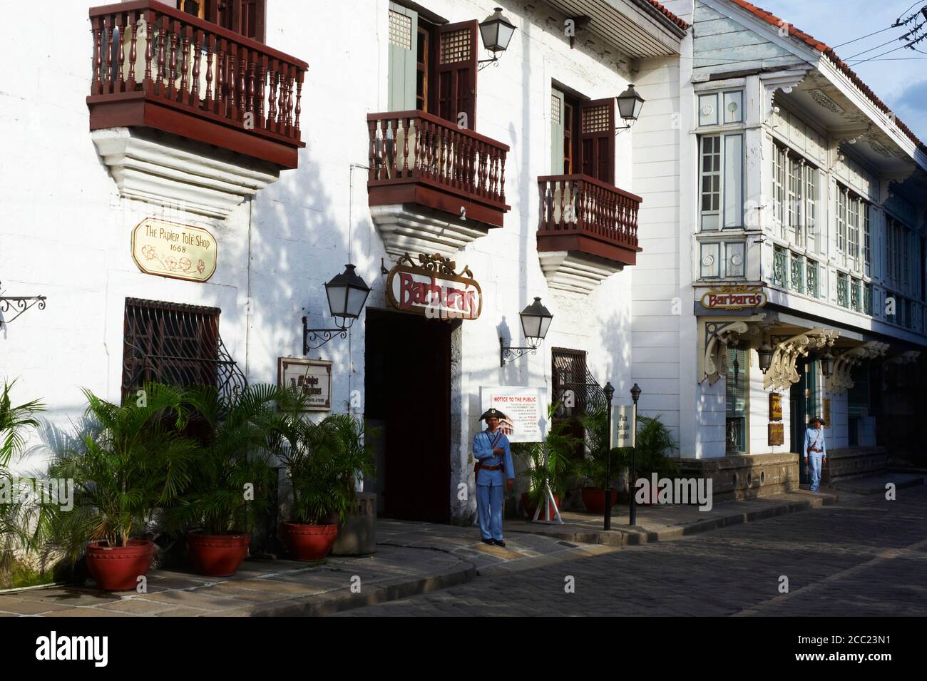 Philippinen, Luzon Insel, Manila, General Luna Straße in Intramuros. Stockfoto