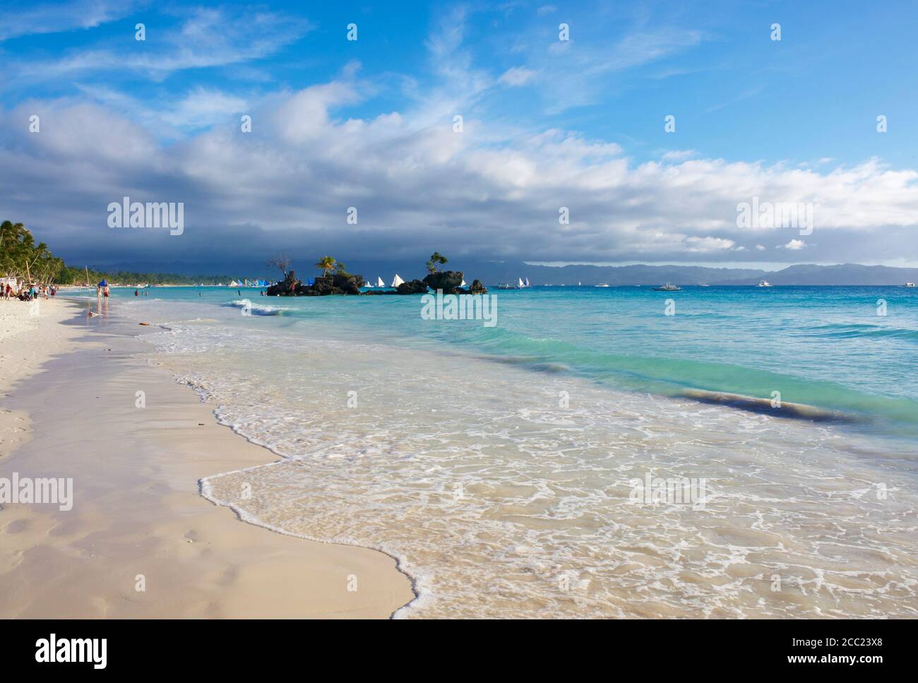 Philippinen, Panay Gegend, Boracay Insel Stockfoto