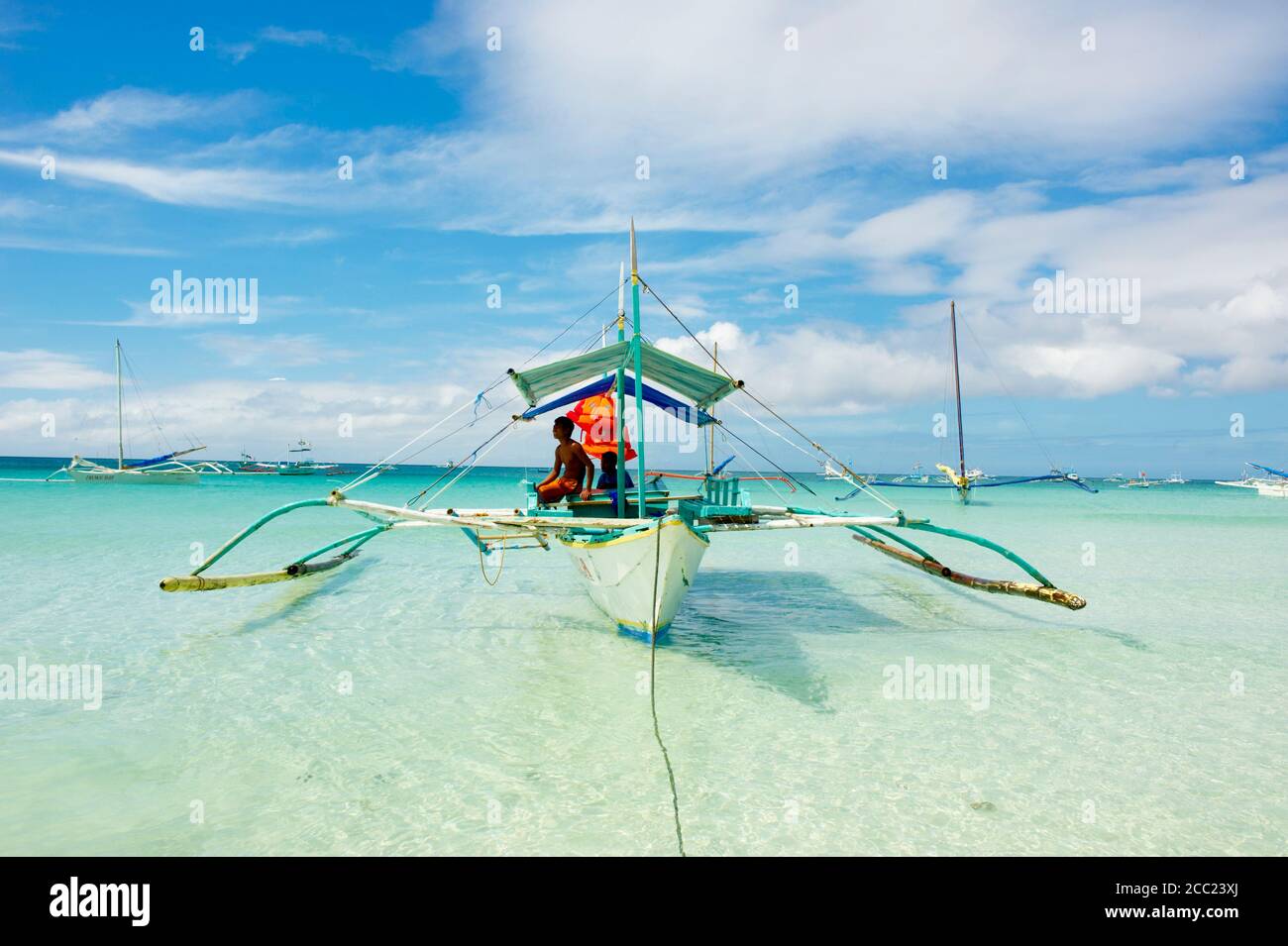 Philippinen, Panay Gegend, Boracay Insel Stockfoto