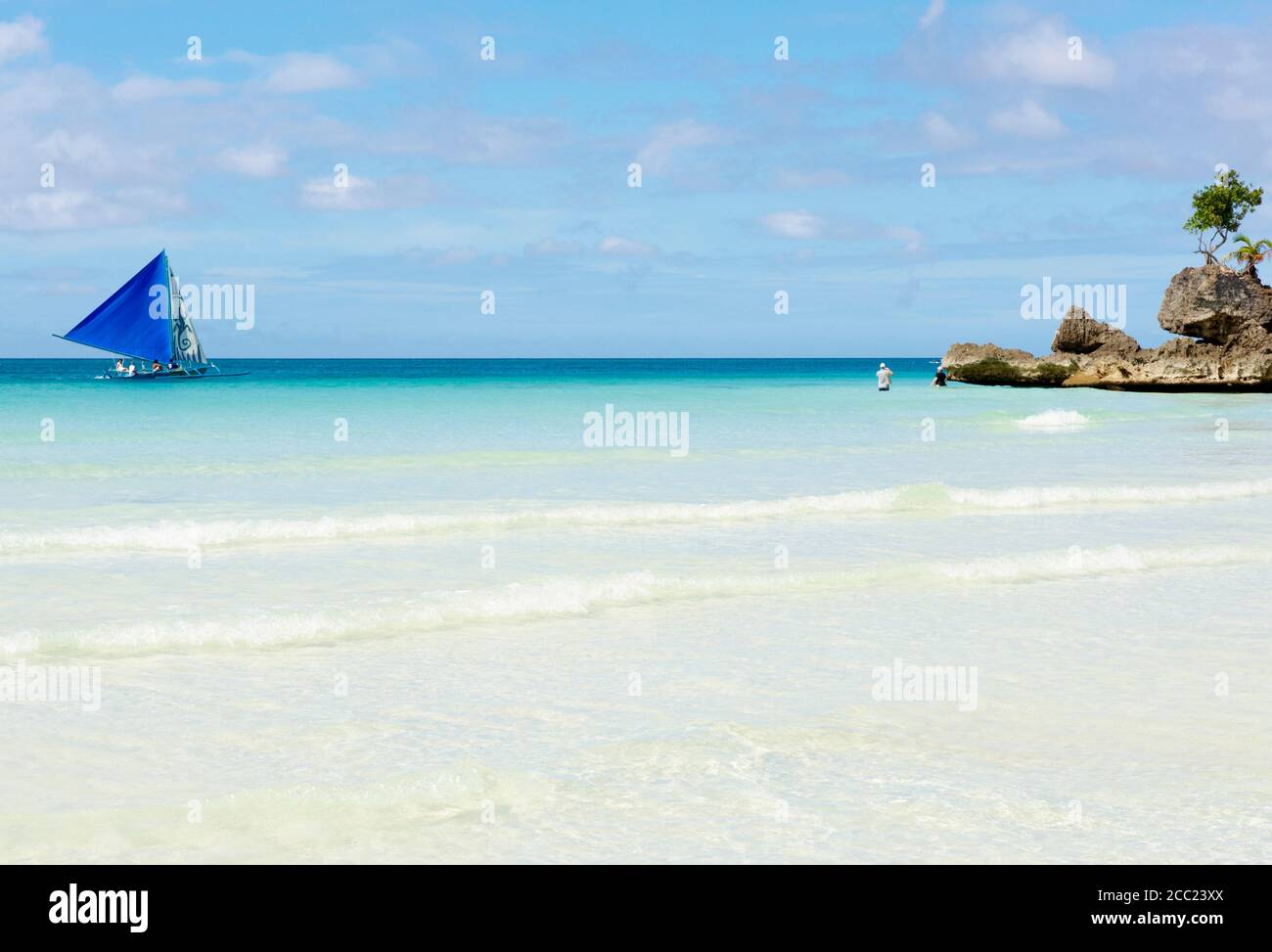 Philippinen, Panay Gegend, Boracay Insel Stockfoto