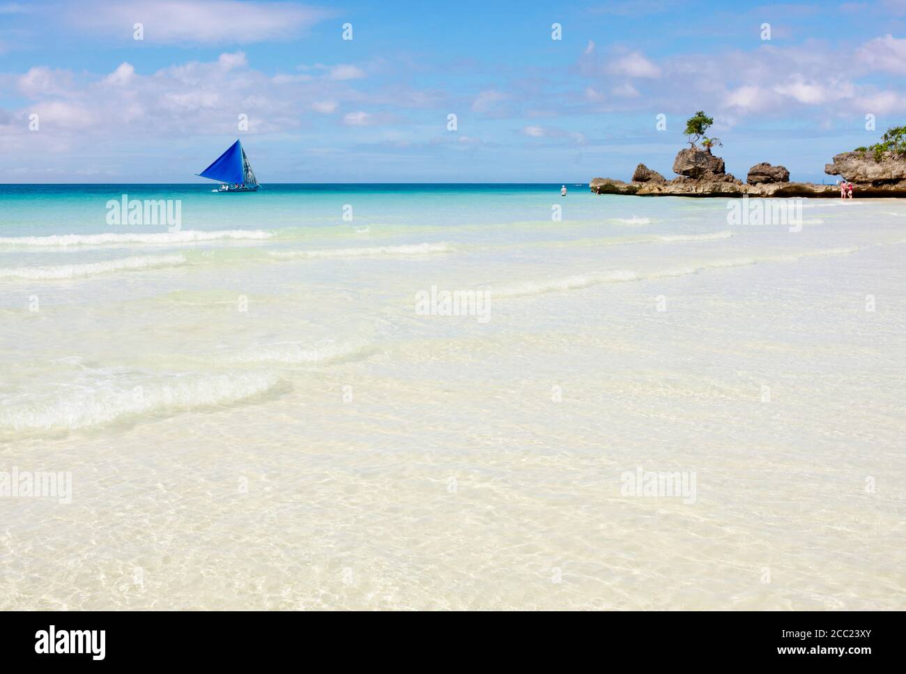 Philippinen, Panay Gegend, Boracay Insel Stockfoto