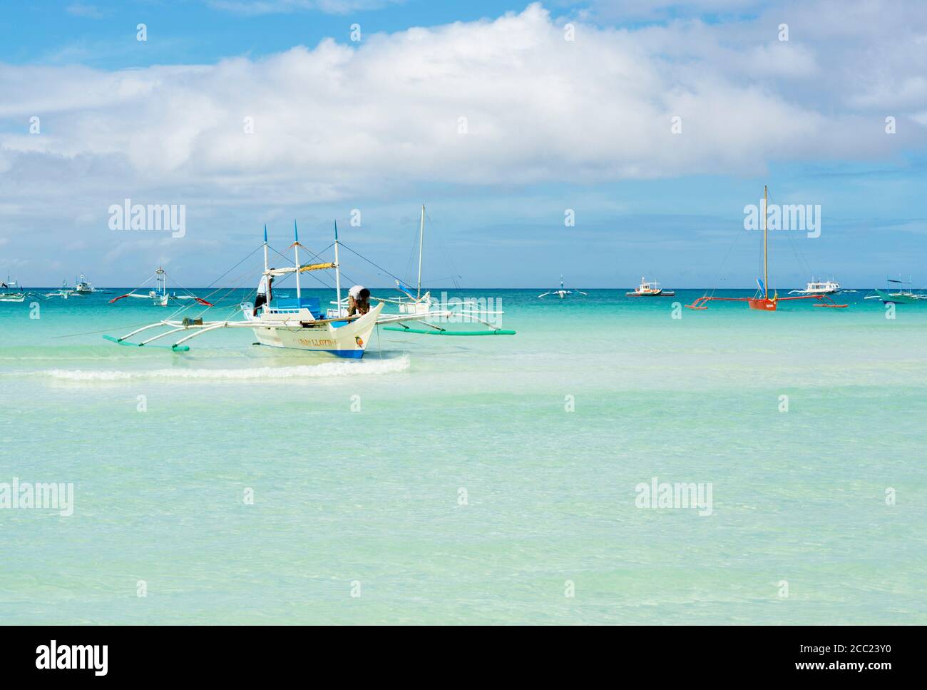 Philippinen, Panay Gegend, Boracay Insel Stockfoto