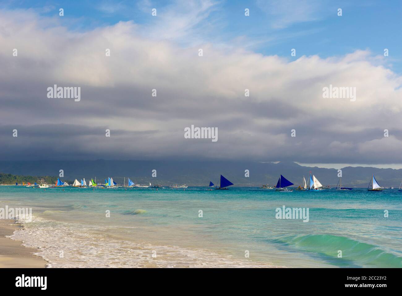 Philippinen, Panay Gegend, Boracay Insel Stockfoto