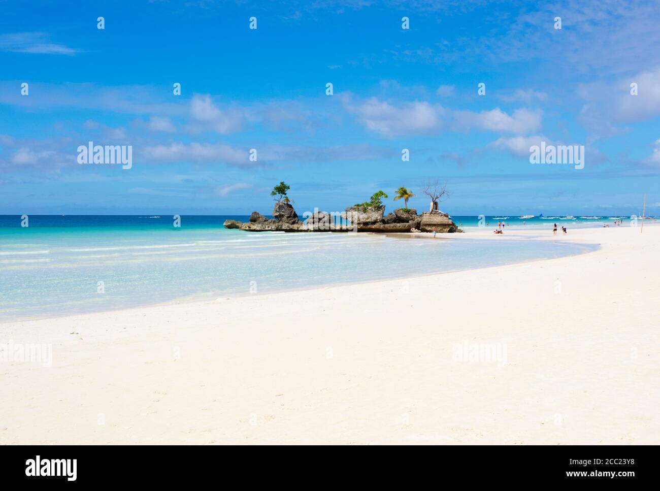 Philippinen, Panay Gegend, Boracay Insel Stockfoto