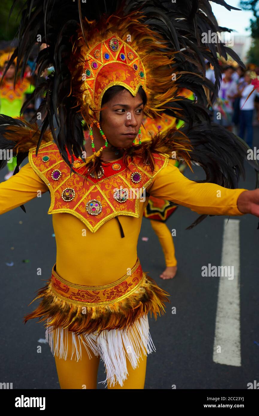 Philippinen, Insel Luzon, Manila, Santo Nino Prozession. Stockfoto