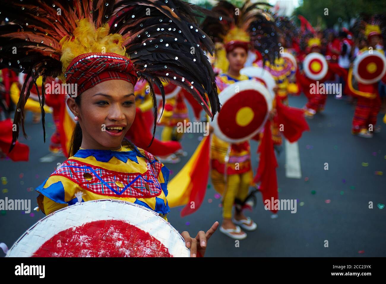 Philippinen, Insel Luzon, Manila, Santo Nino Prozession. Stockfoto