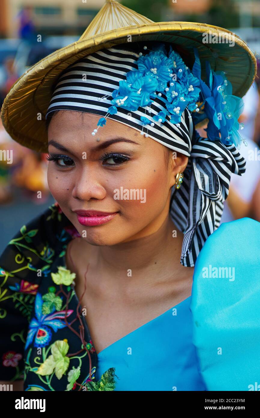 Philippinen, Insel Luzon, Manila, Santo Nino Prozession. Stockfoto