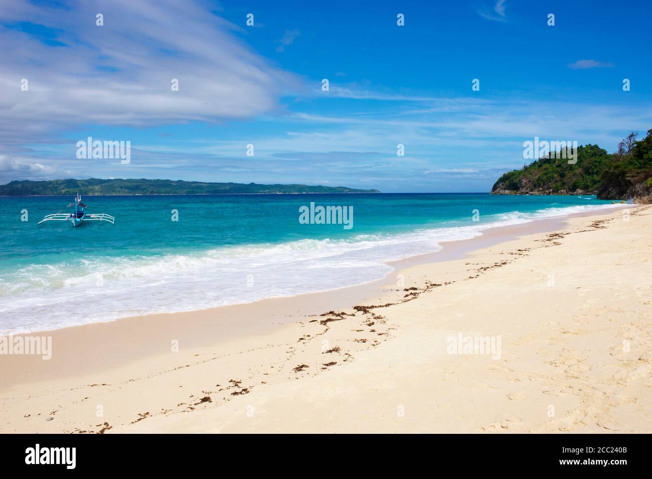 Philippinen, Panay Gegend, Boracay Insel Stockfoto