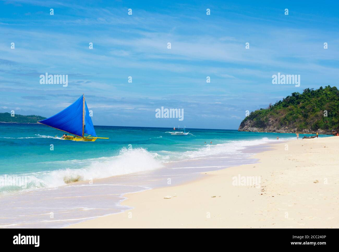Philippinen, Panay Gegend, Boracay Insel Stockfoto