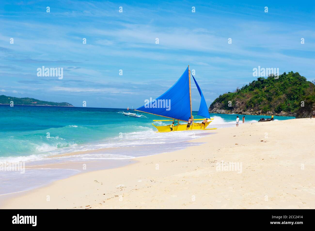 Philippinen, Panay Gegend, Boracay Insel Stockfoto