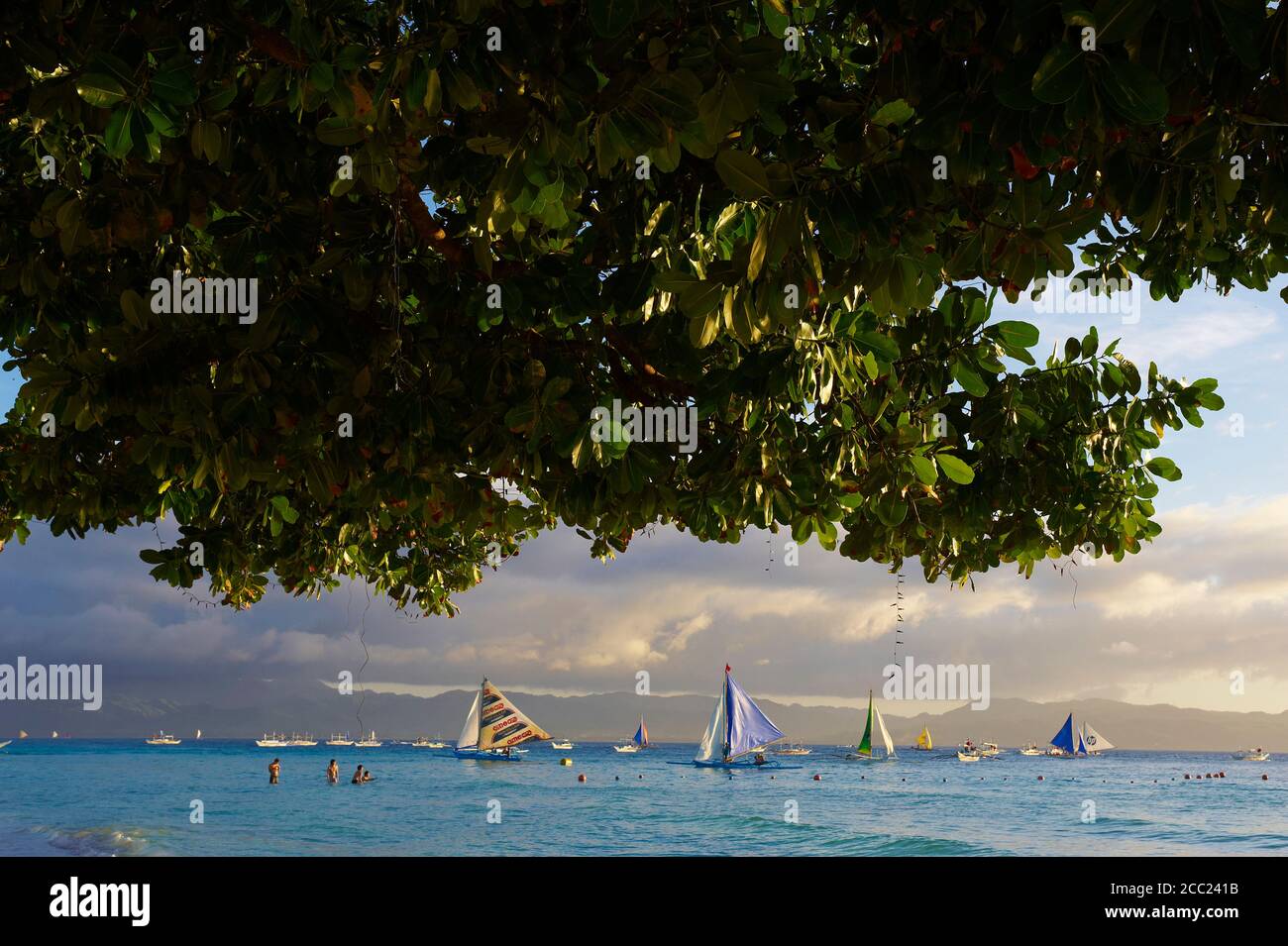 Philippinen, Panay Gegend, Boracay Insel Stockfoto