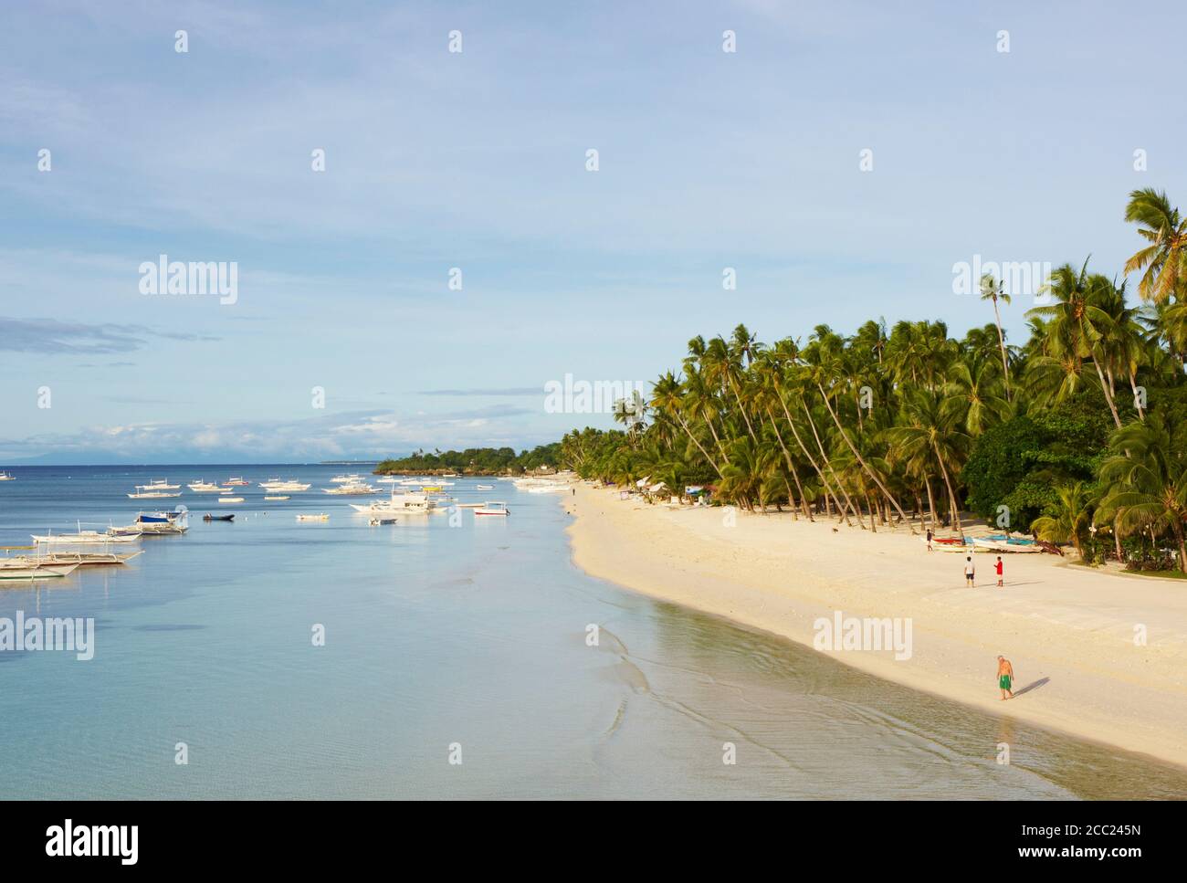 Philippinen, Visayas Inseln, Bohol Insel, panglao, Alona Strand. Stockfoto