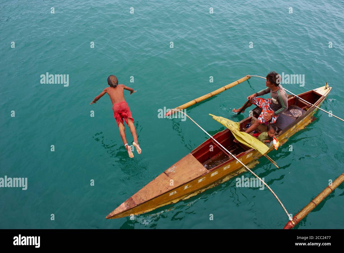 Philippinen, Archipel von Visayas, Port de Cebu. // Philippinen, Visayas Inseln, Cebu Hafen. Stockfoto