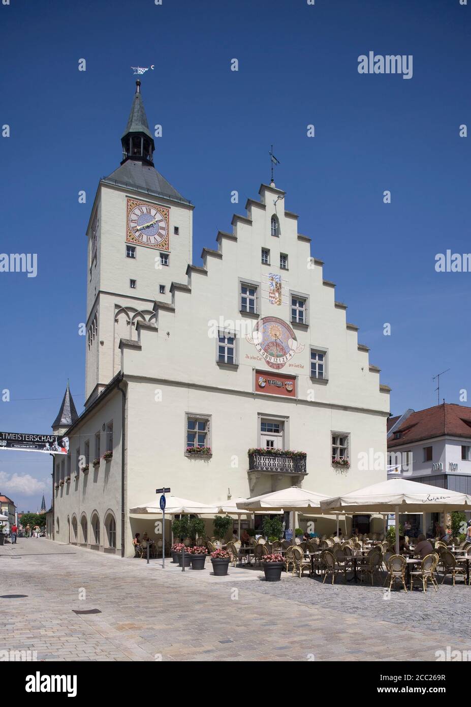 Deutschland, Bayern, Deggendorf, altes Rathaus Stockfoto