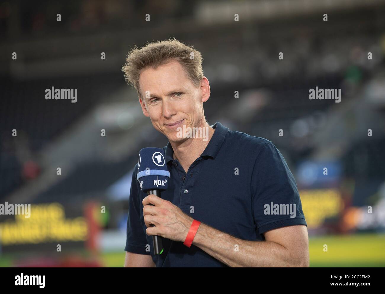 Braunschweig, Deutschland. August 2020. Frank BUSEMANN, ehemaliger Zehnkäfer, TV-Experte, am 08.08.2020 Deutsche Leichtathletik-Meisterschaften 2020, ab 08.08. - 09.08.2020 in Braunschweig/Deutschland. Â Nutzung weltweit Credit: dpa/Alamy Live News Stockfoto