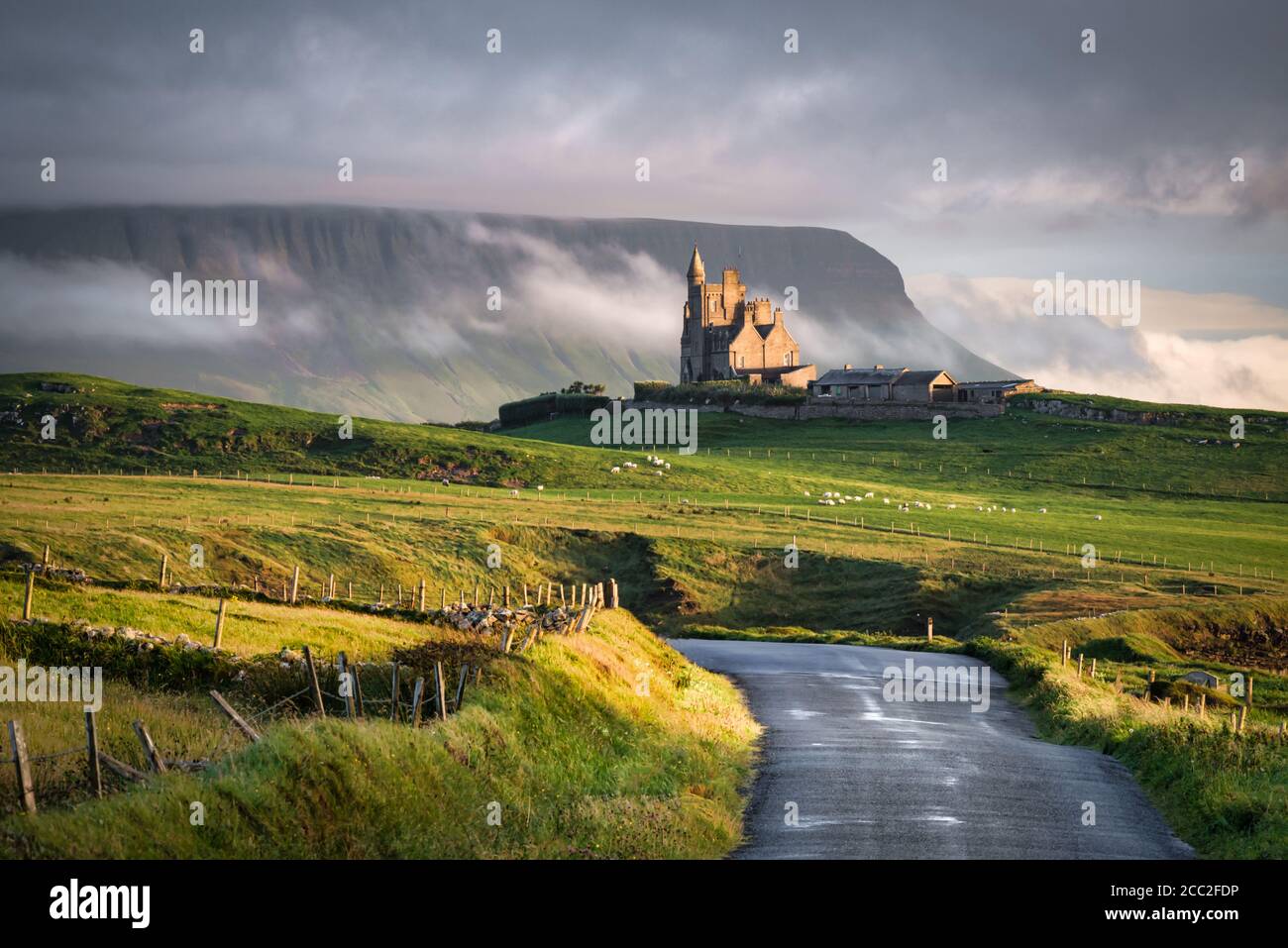 Mullaghmore, Irland-Jul 31, 2020: Classiebawn Castle in Mullaghmore County Sligo Irland Stockfoto