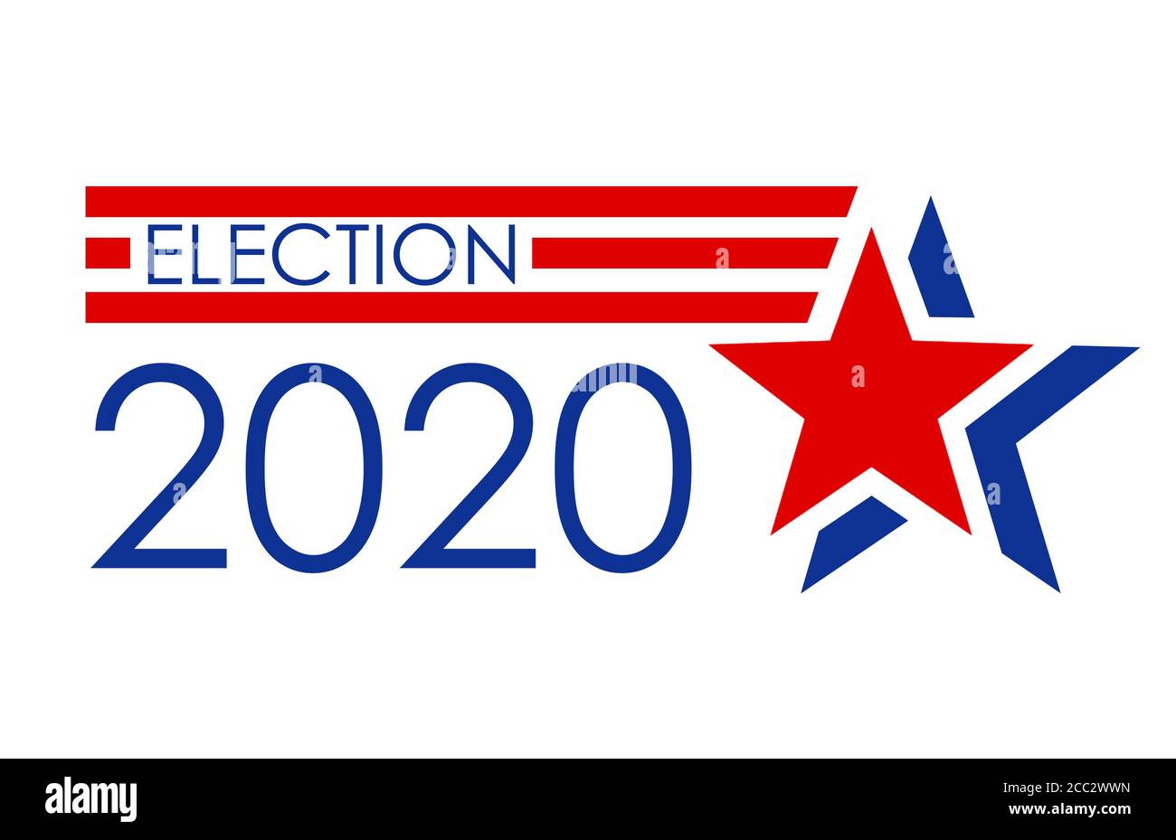 Präsidentschaftswahl 2020 in den Vereinigten Staaten von Amerika Stockfoto