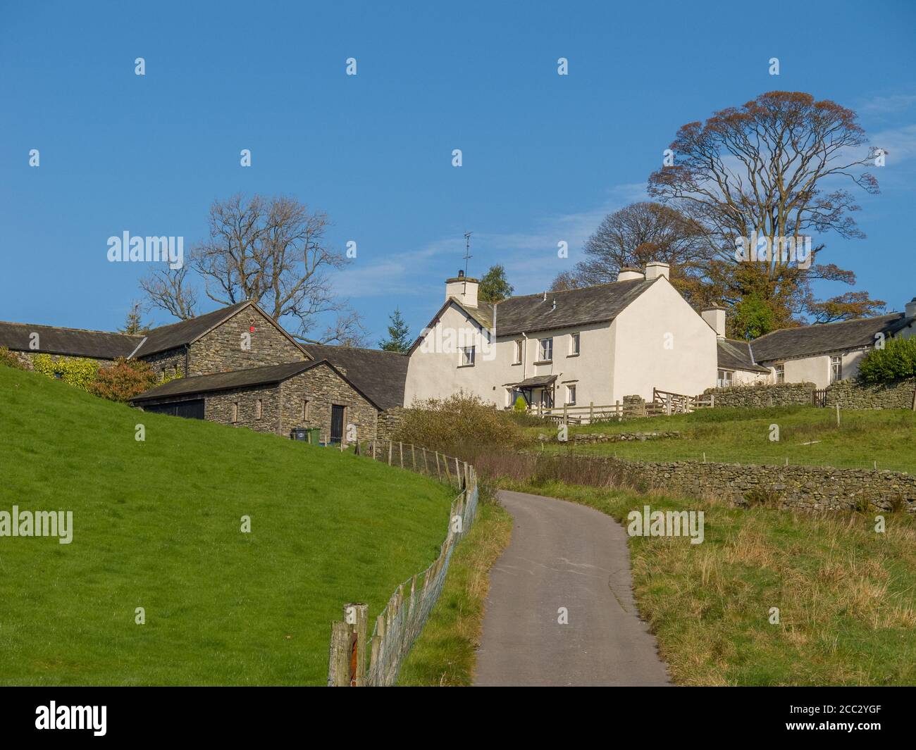 Hohes Haus in der Nähe von ings in Cumbria Stockfoto