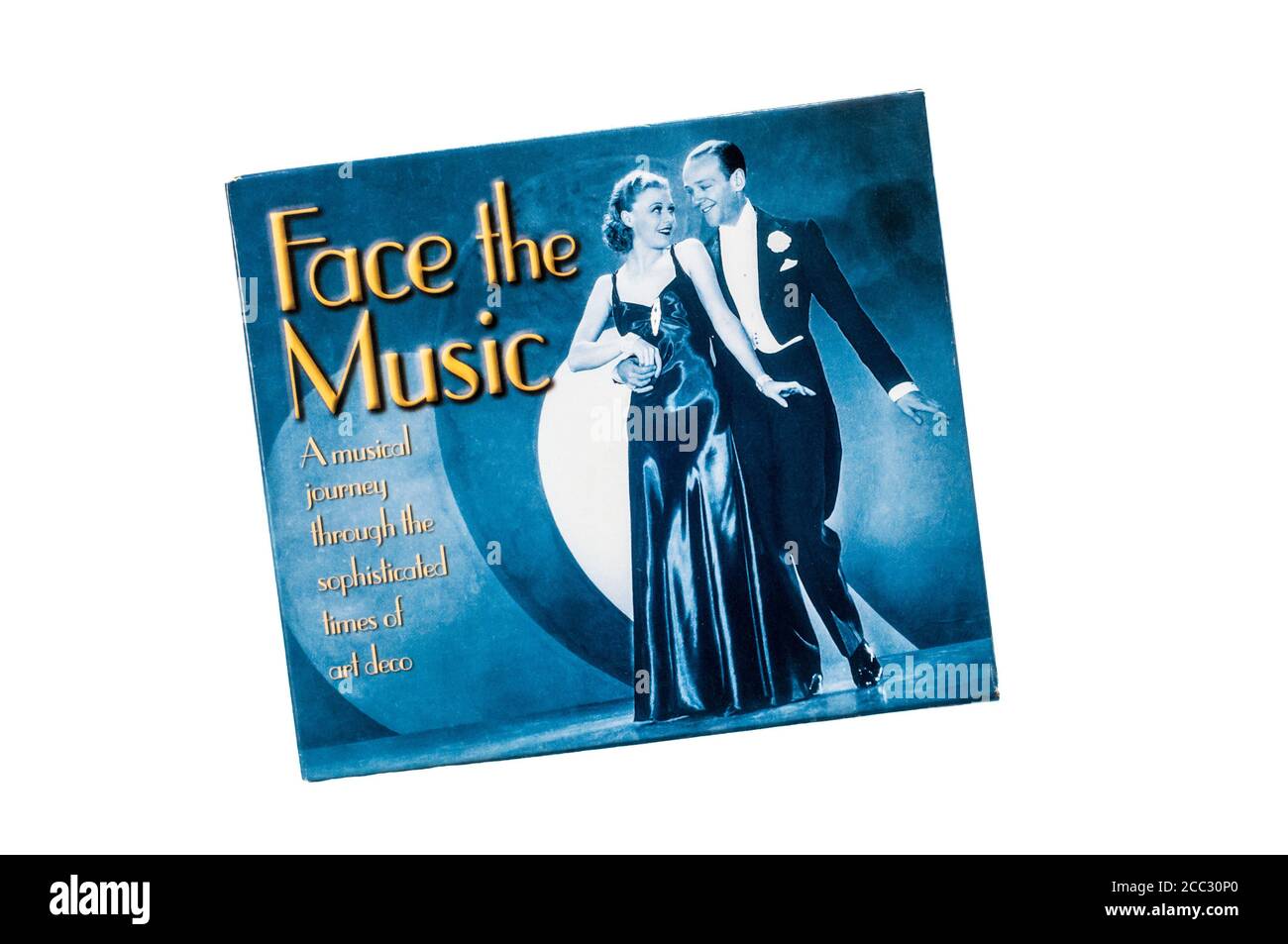 Face The Music wurde 2003 als digital remasterte 2 CD-Zusammenstellung von Titeln verschiedener Künstler veröffentlicht, darunter Fred Astaire & Ginger Rogers. Stockfoto