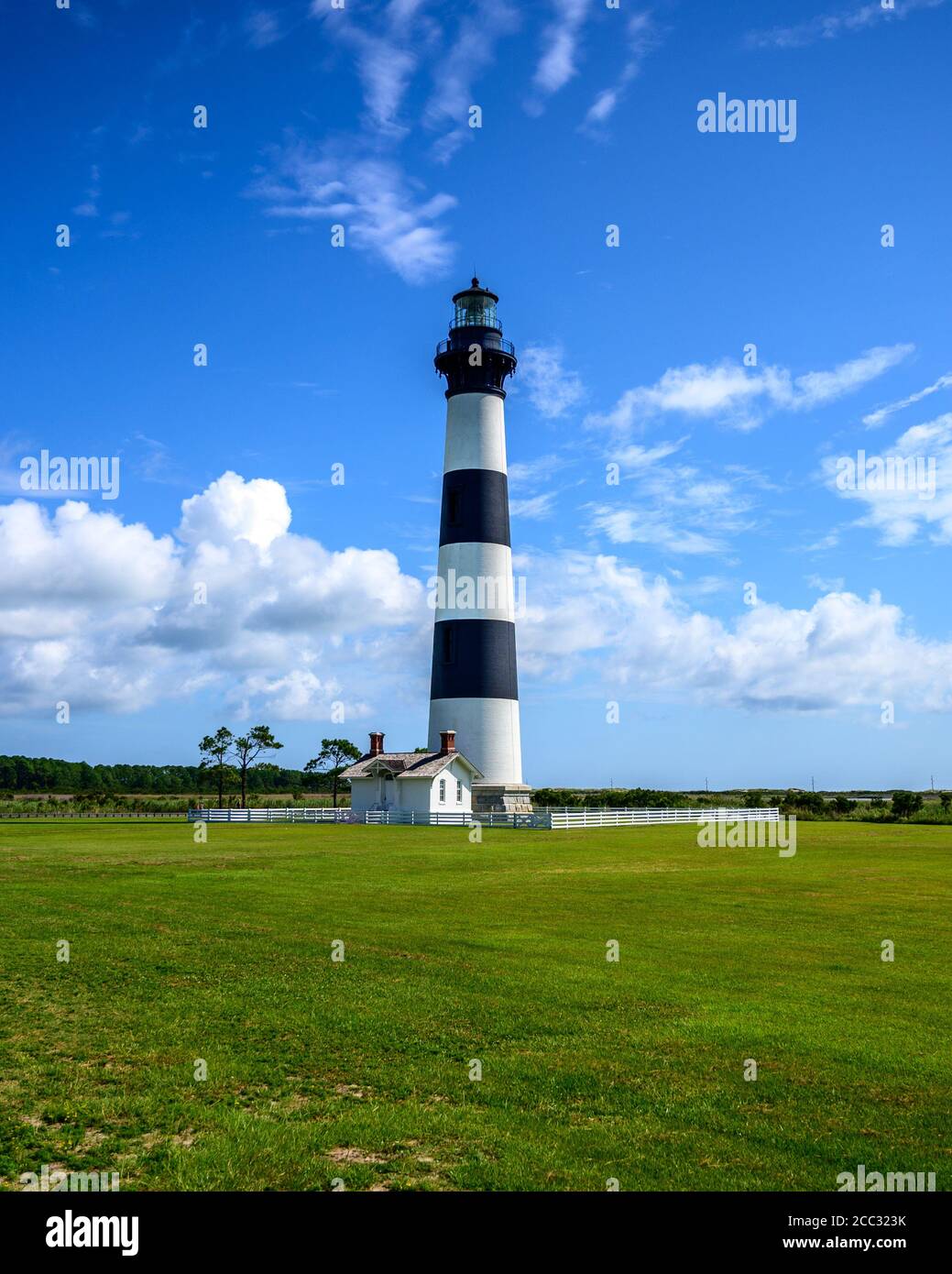 Bodie Island Lighthouse in Nags Head North Carolina Stockfoto