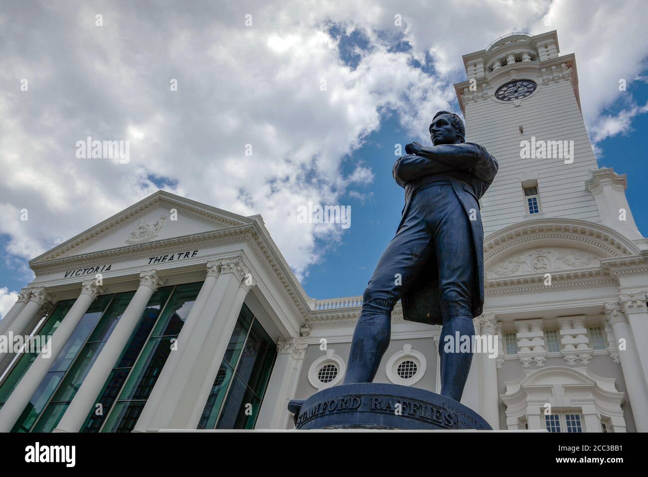 Thomas Stamford Bingley Raffles, Singapur Stockfoto