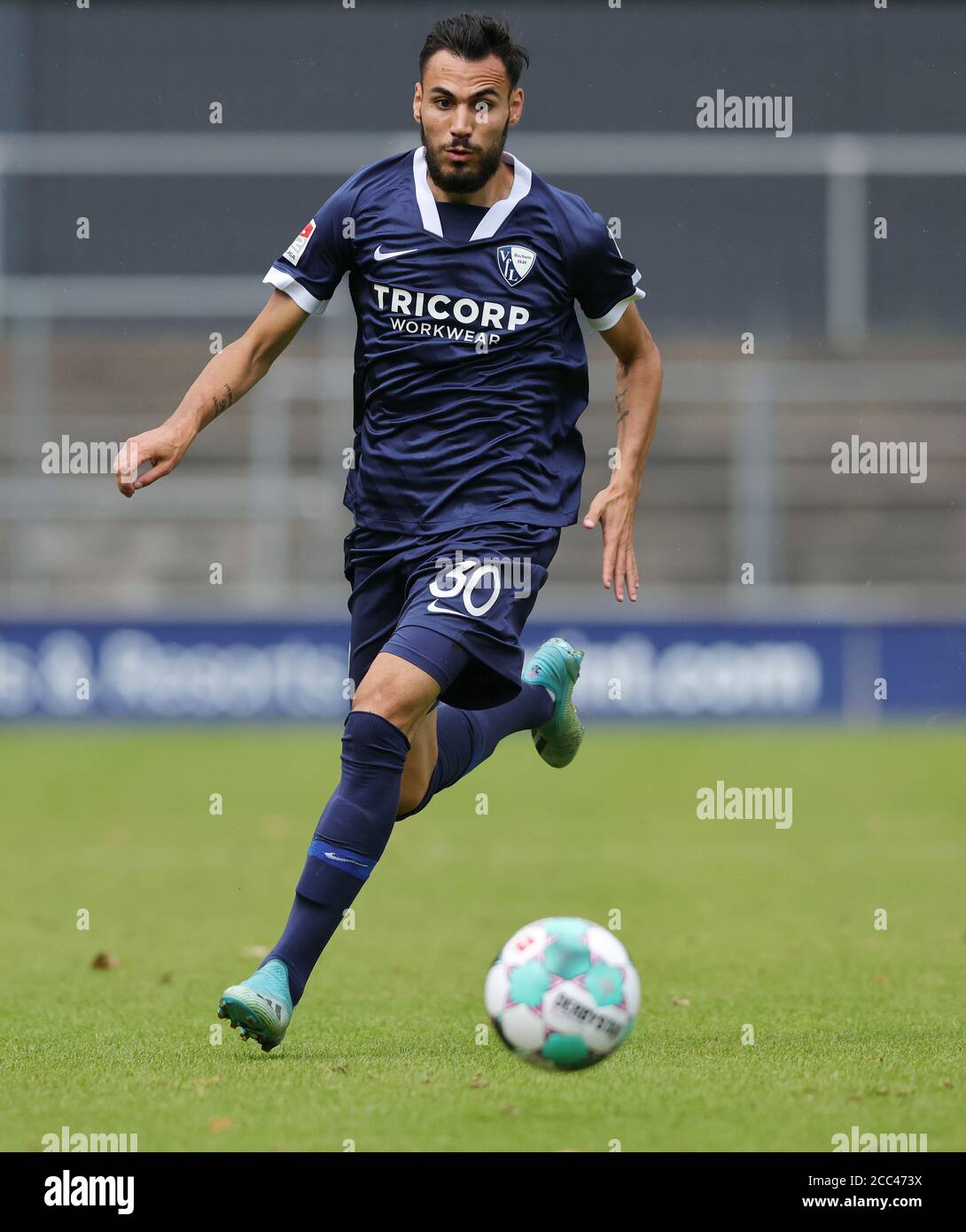 firo: 18.08.2020, Fußball, 1. Bundesliga, Saison 2020/2021, Testspiel, 1. FC Köln - VfL Bochum Baris EKINCIER, Bochum, Individual Action Stockfoto