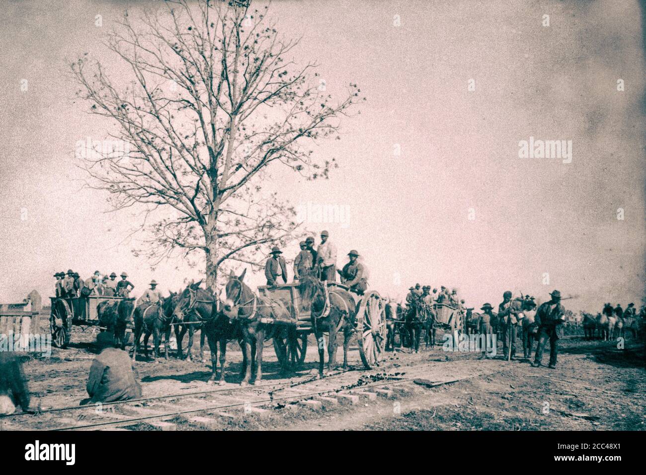 In New Orleans. USA. 1884 Stockfoto