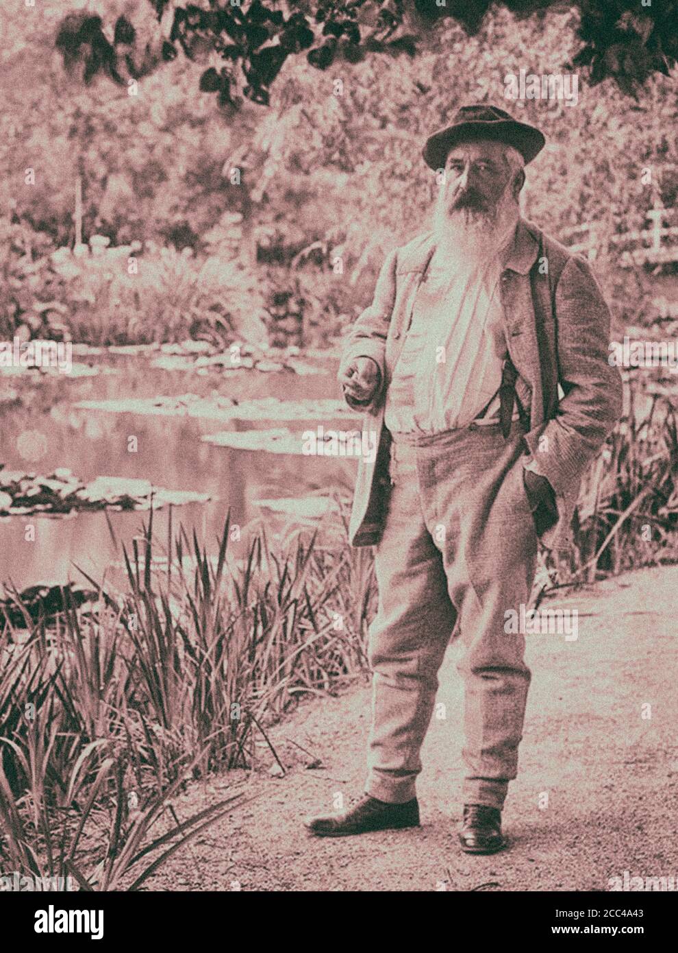 Oscar-Claude Monet (14. November 1840 – 5. Dezember 1926) war ein französischer Maler, ein Gründer der französischen Impressionismus Malerei und die meisten konsequent und p Stockfoto