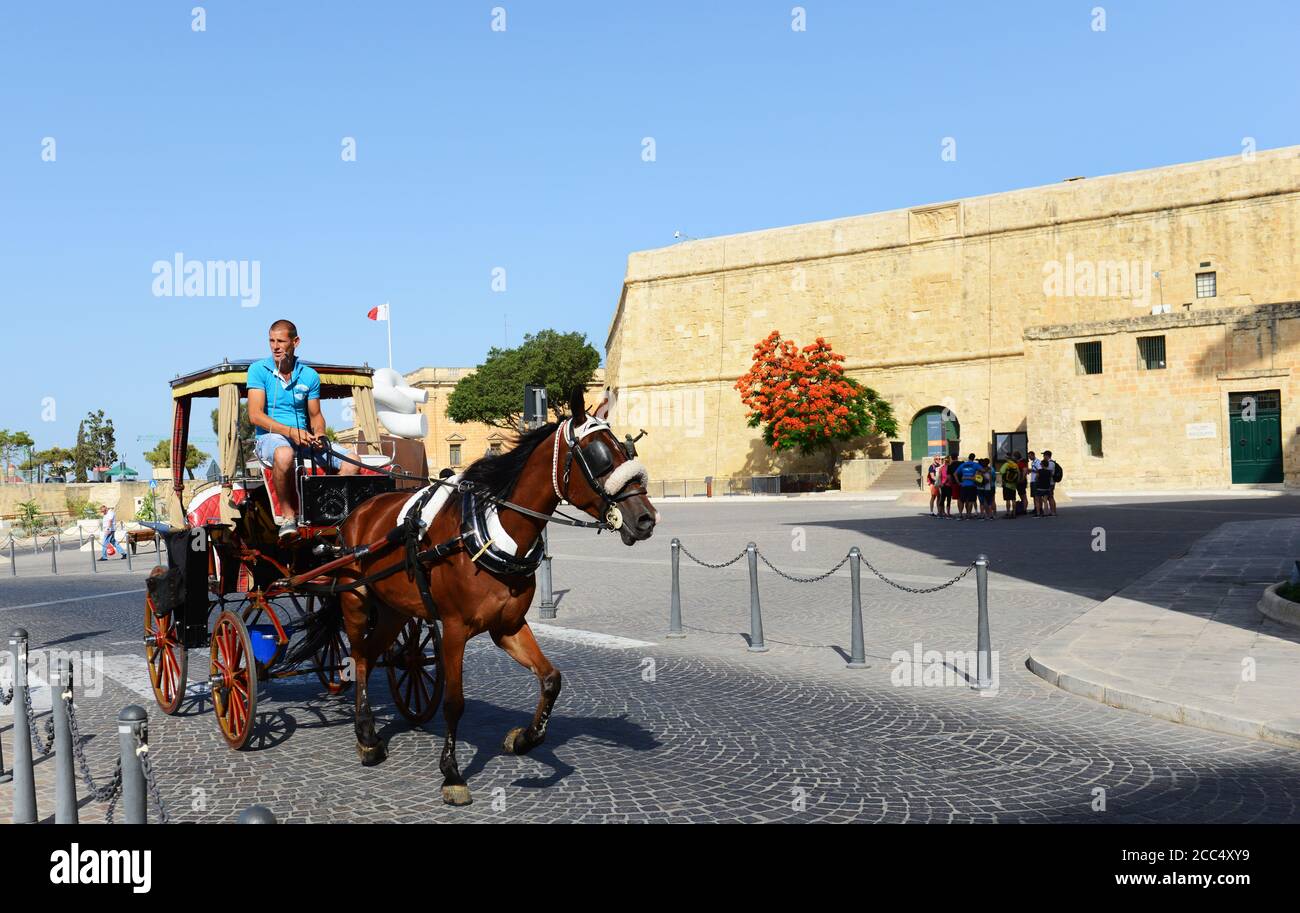 Moderne Kunst Skulptur in Valletta Malta Stockfoto