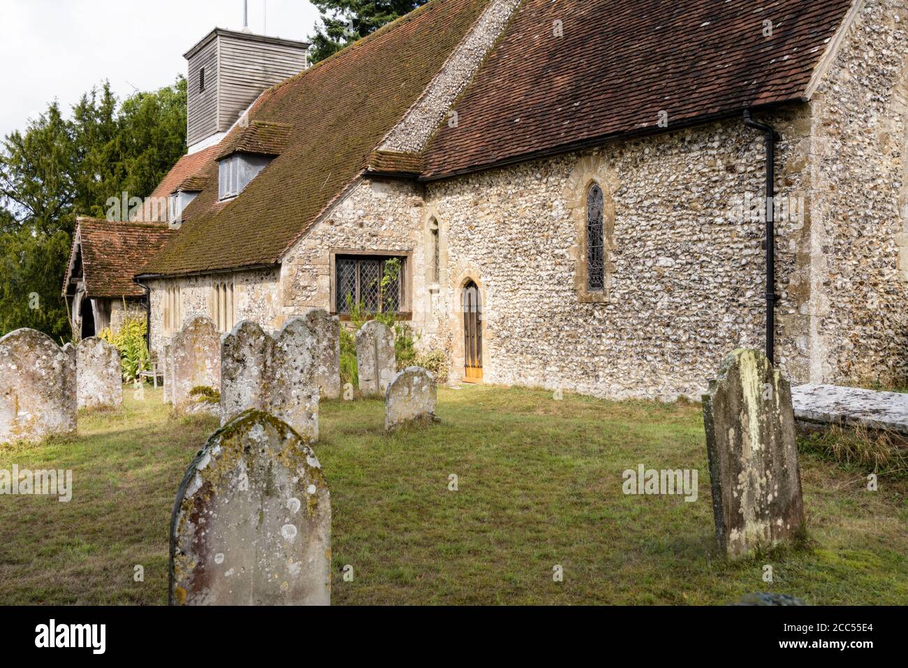 Die Begräbnisstätte der Florence Nightingale in der Kirche St. Margaret Von Antiochia im Dorf Wellow in Hampshire Stockfoto