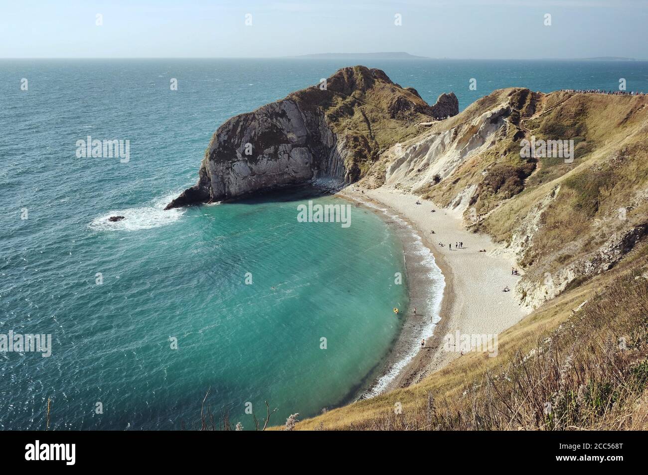 Man O'war Beach an der Jurassic Coast, Dorset, Großbritannien Stockfoto