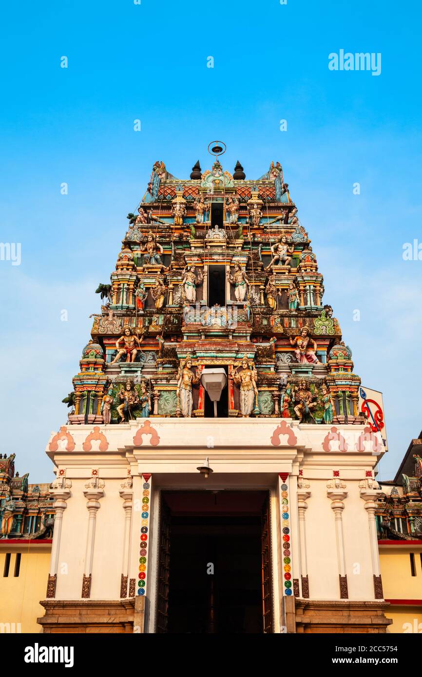 Murugan Tempel ist ein Teil von Ernakulam Shiva Tempel, einer der wichtigsten Tempel von Kerala befindet sich in Cochin Stadt, Indien Stockfoto