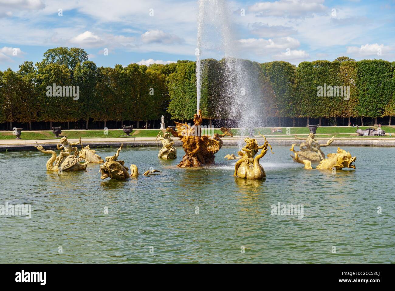 Fountains In Versailles Gardens Stockfotos und bilder Kaufen Alamy